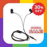 Wired Earphones (Black & White) – High Quality Sound |